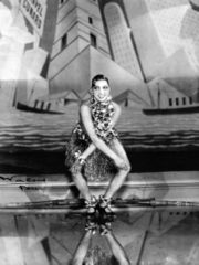 josephine baker doing her signature 1920s dance, the charleston