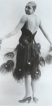 Josephine baker - dressed in peacock feathers