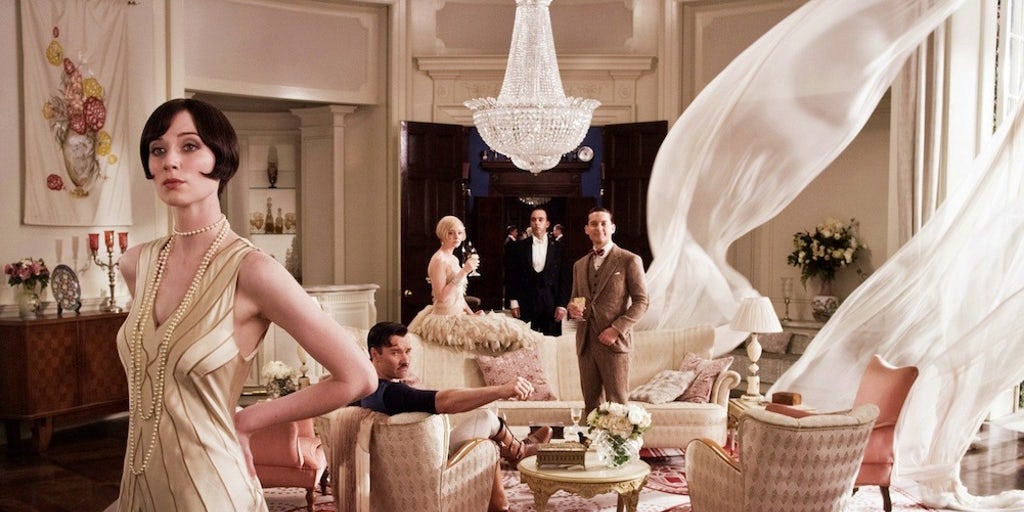 a gatsby style party is really what you should strive to complete the feeling of
