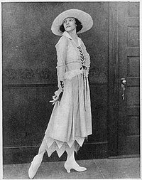 Irene Castle was a famous ballroom dancer and important flapper of the 20s
